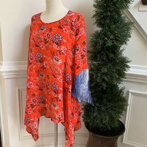 Benares hippie floral tunic dress